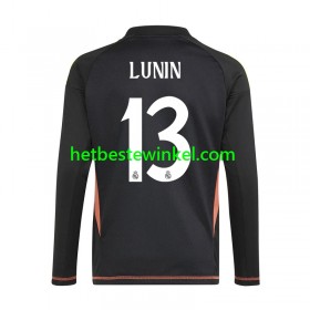 Real Madrid Andriy Lunin 13 Voetbalshirts Doelman Uit 2024-25 - LS